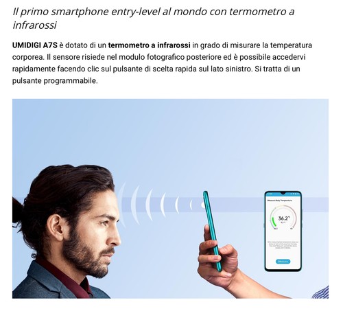 Smartphone con termometro - ,