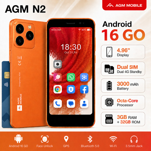 Agm smartphone android 16 - n2,