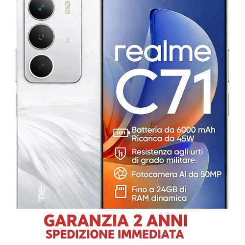 Realme c71 256gb dual - c71, 6.67"
